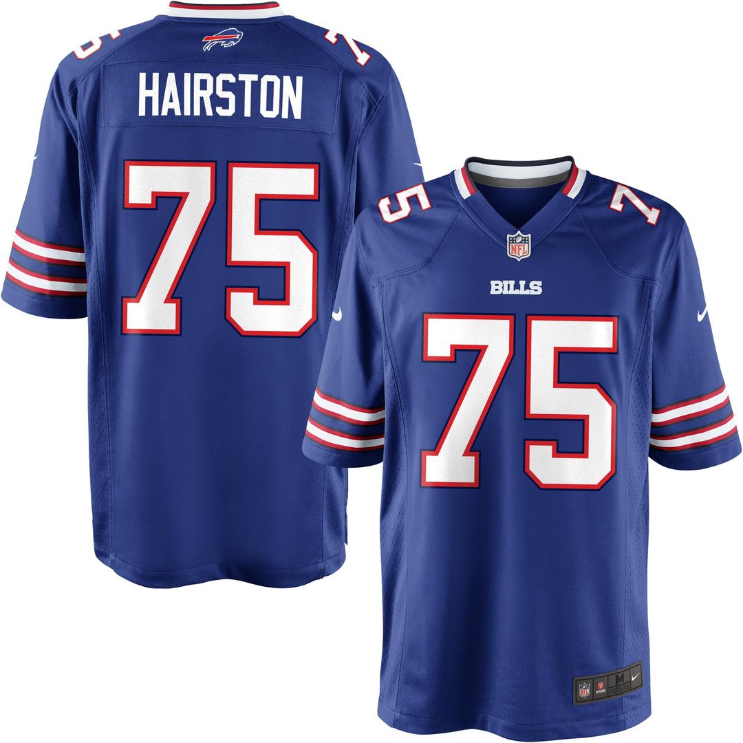 Nike Youth Buffalo Bills Chris Hairston Team Color Game Jersey Official NFL Team Apparel Football Fan Gear
