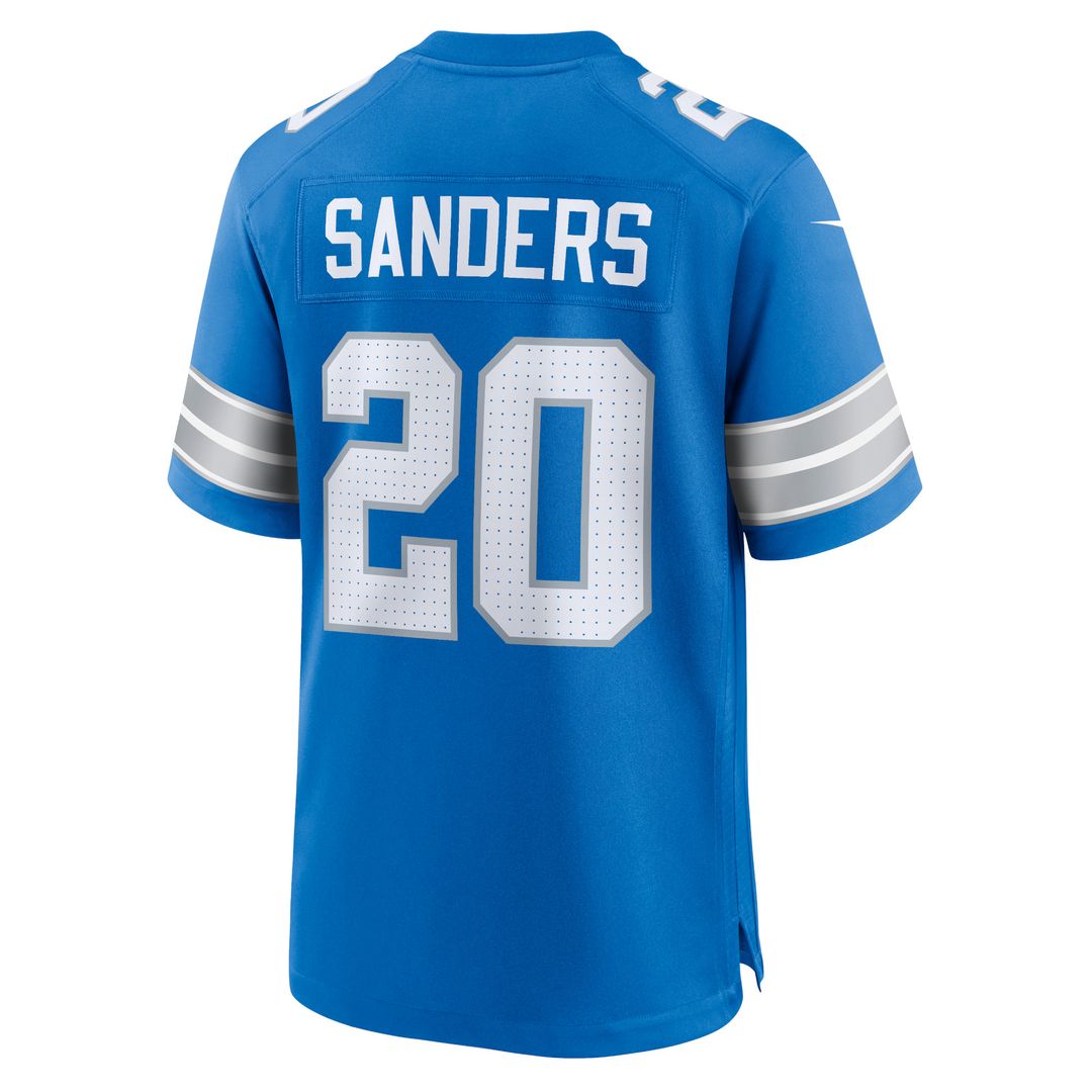 Barry Sanders Detroit Lions Nike 2nd Alternate Retired Player Game Jersey - Black Official NFL Team Apparel Football Fan Gear