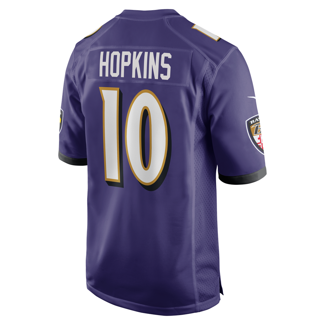 DeAndre Hopkins Baltimore Ravens Nike Team Game Jersey - Purple Official NFL Team Apparel Football Fan Gear