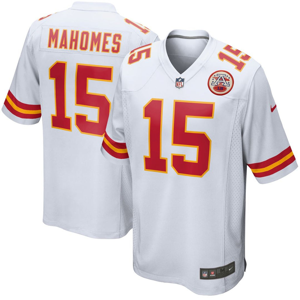 Patrick Mahomes Kansas City Chiefs Nike Youth Game Jersey - White Official NFL Team Apparel Football Fan Gear