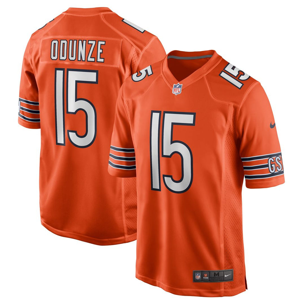 Rome Odunze Chicago Bears Nike Alternate Game Jersey - Orange Official NFL Team Apparel Football Fan Gear