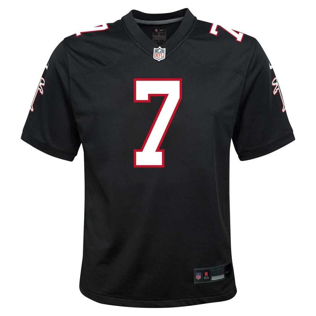 Bijan Robinson Atlanta Falcons Nike Youth Game Jersey - Black Official NFL Team Apparel Football Fan Gear