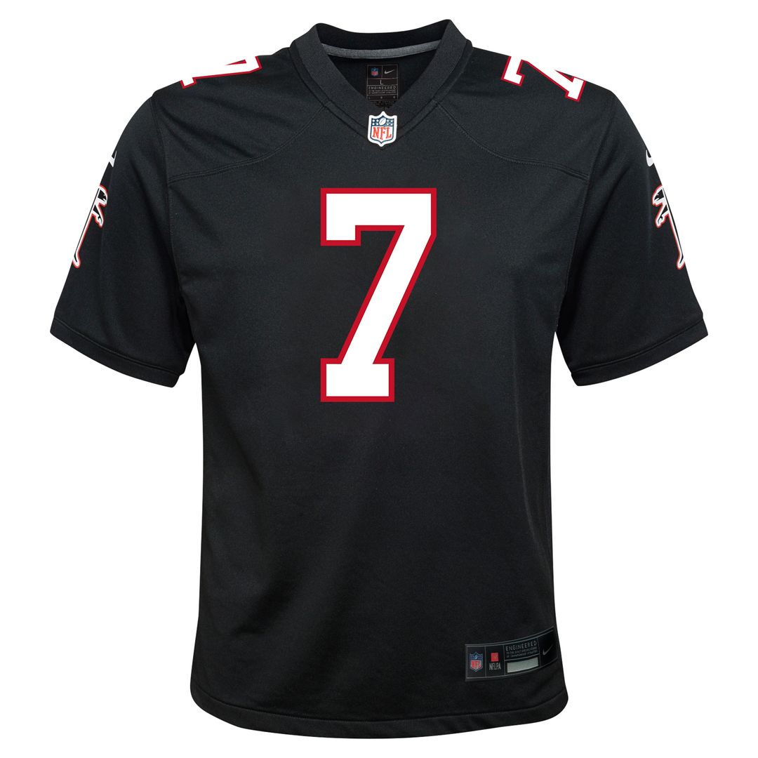 Bijan Robinson Atlanta Falcons Nike Youth Game Jersey - Black Official NFL Team Apparel Football Fan Gear