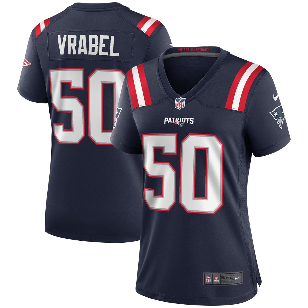 Mike Vrabel New England Patriots Nike Women's Game Retired Player Jersey - Navy Official NFL Team Apparel Football Fan Gear