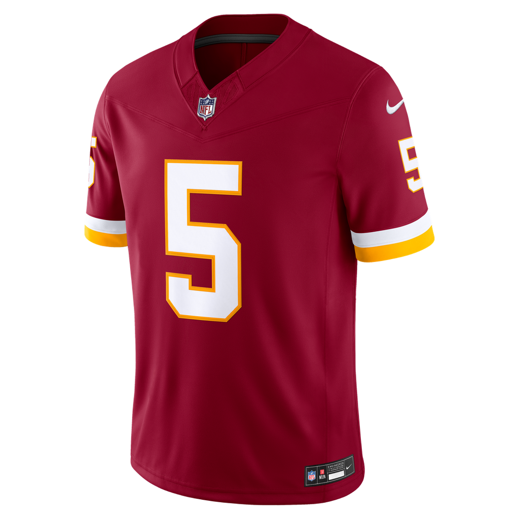 Jayden Daniels Washington Commanders Nike Vapor F.U.S.E. Stitched Limited Jersey - Burgundy Official NFL Team Apparel Football Fan Gear