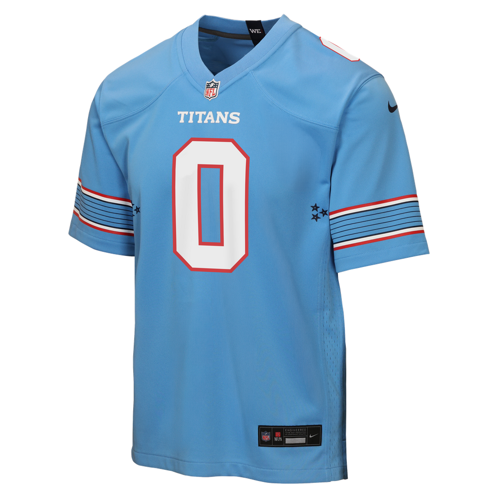 Calvin Ridley Tennessee Titans Nike Youth Game Jersey - Light Blue Official NFL Team Apparel Football Fan Gear