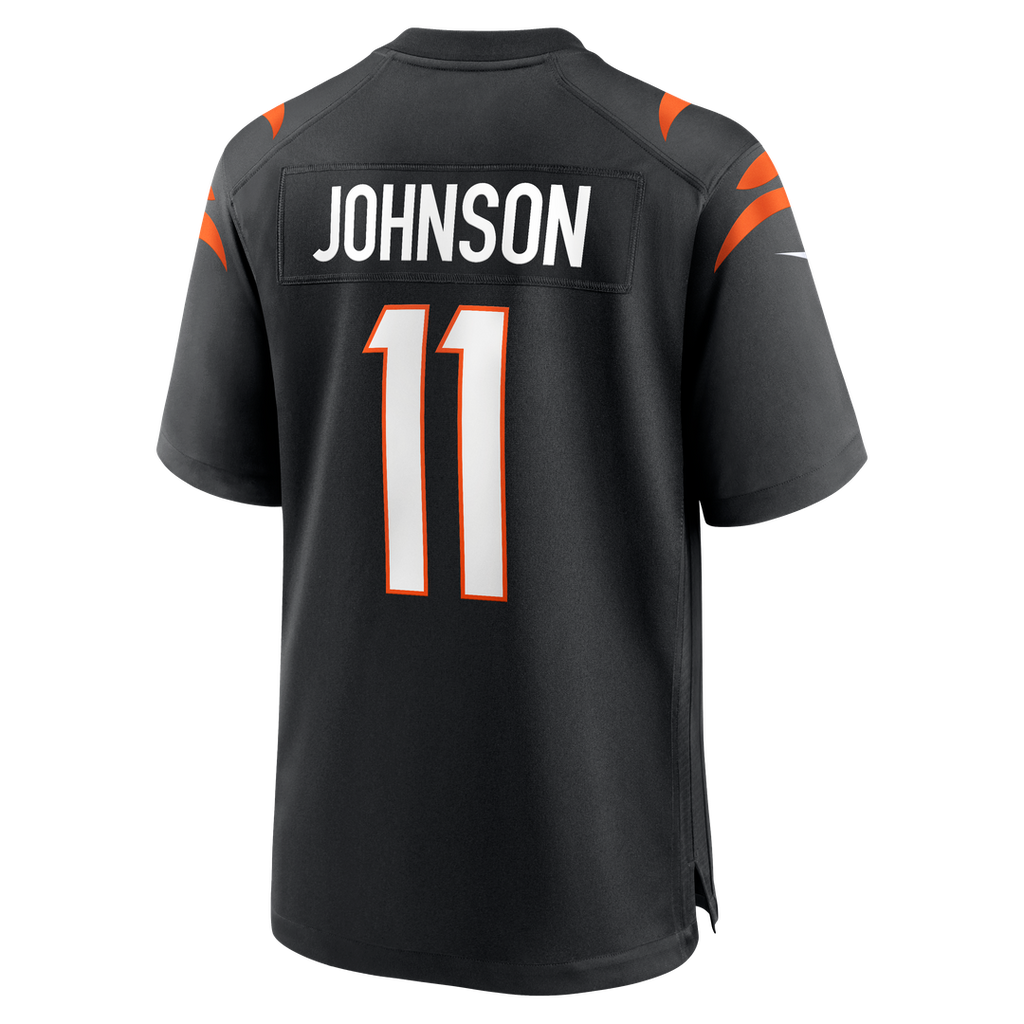 Josh Johnson Cincinnati Bengals Nike Team Game Jersey - Black Official NFL Team Apparel Football Fan Gear