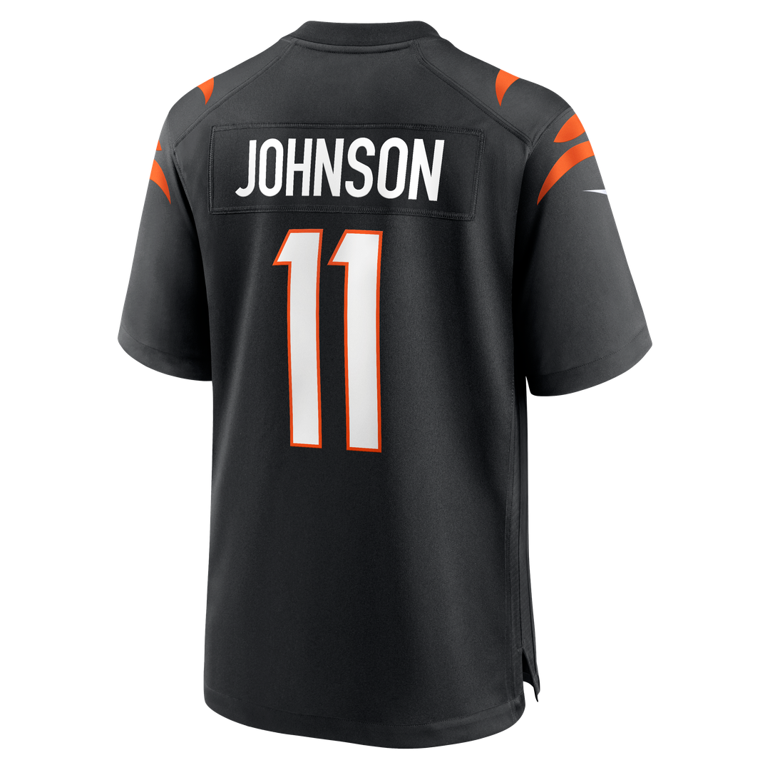 Josh Johnson Cincinnati Bengals Nike Team Game Jersey - Black Official NFL Team Apparel Football Fan Gear