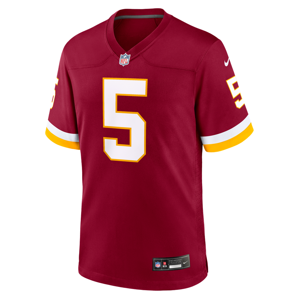 Jayden Daniels Washington Commanders Nike Game Jersey - Burgundy Official NFL Team Apparel Football Fan Gear