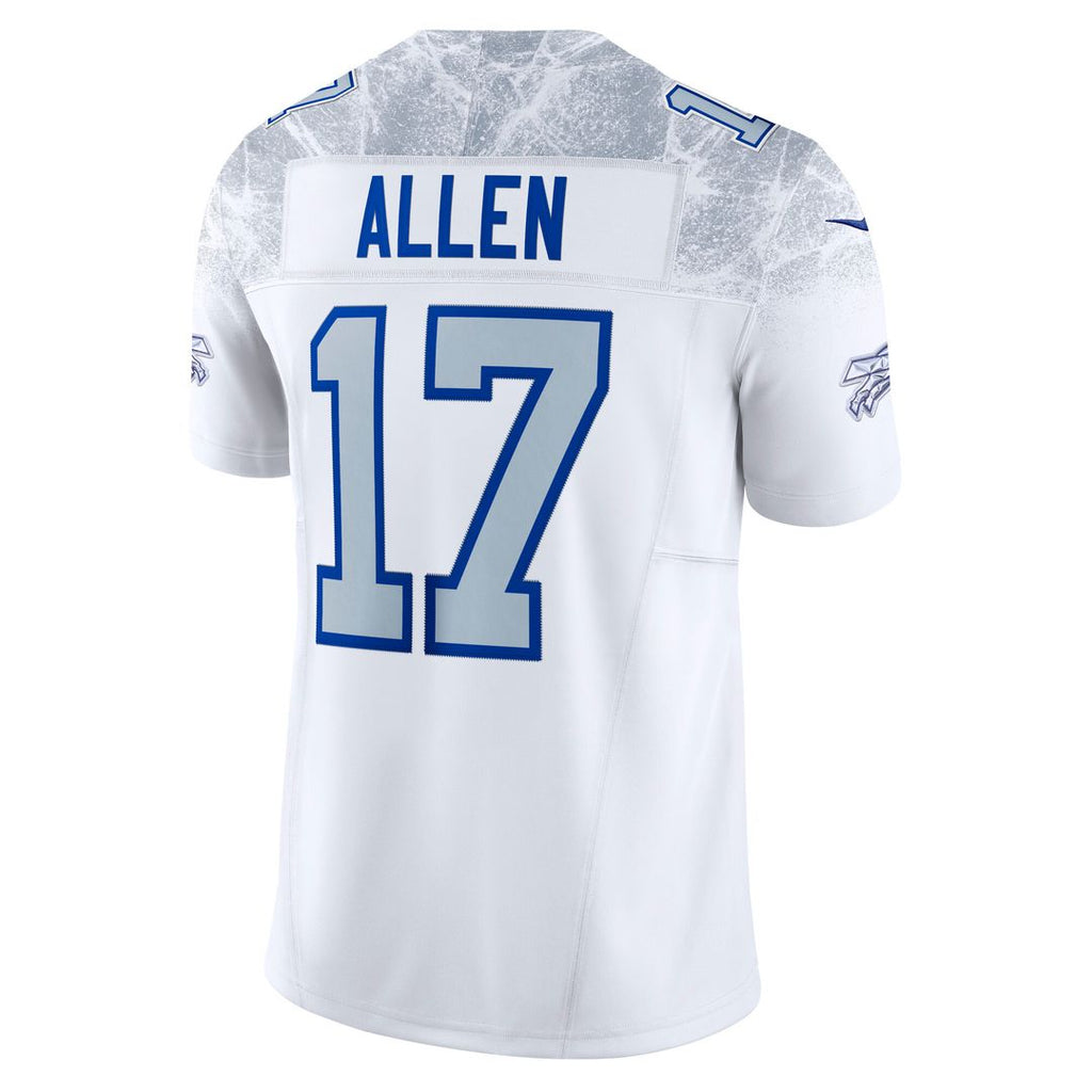 Josh Allen Buffalo Bills Nike 2025 Rivalries Collection Stitched Limited Jersey - White Official NFL Team Apparel Football Fan Gear