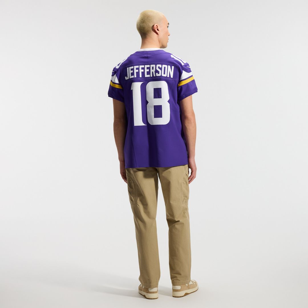 Justin Jefferson Minnesota Vikings Nike Vapor F.U.S.E. Elite Jersey - Purple Official NFL Team Apparel Football Fan Gear
