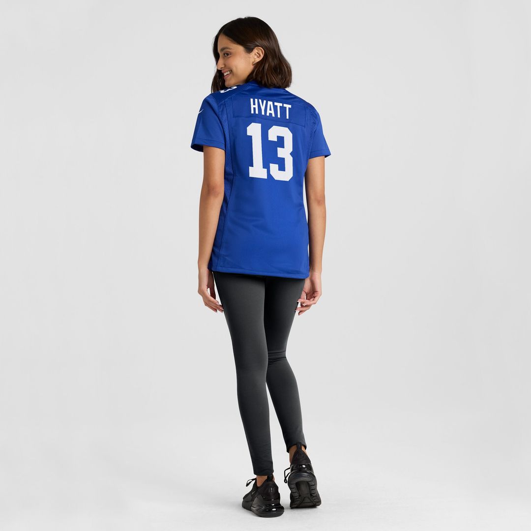 Jalin Hyatt New York Giants Nike Women's Team Game Jersey - Royal Official NFL Team Apparel Football Fan Gear