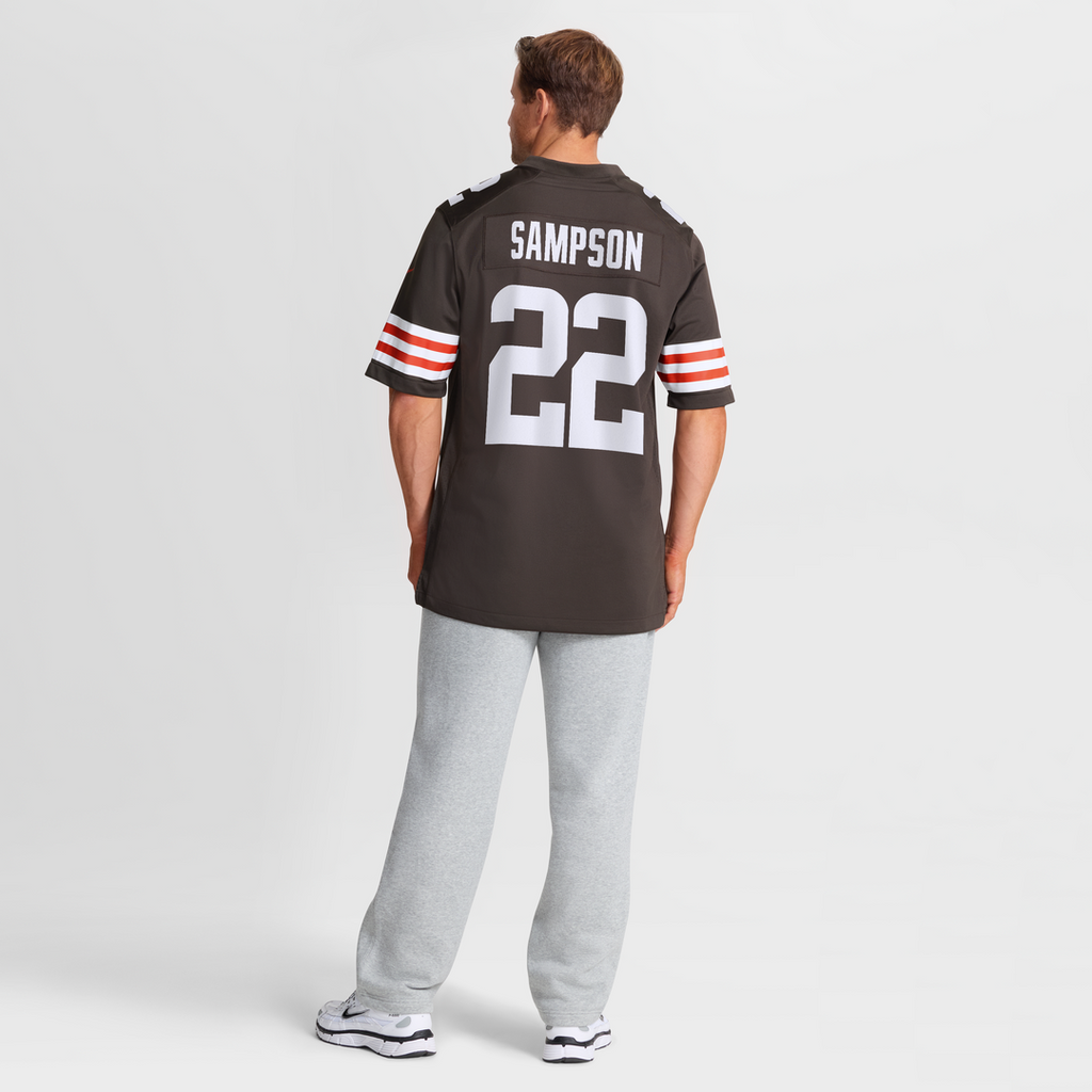 Dylan Sampson Cleveland Browns Nike Team Game Jersey - Brown Official NFL Team Apparel Football Fan Gear