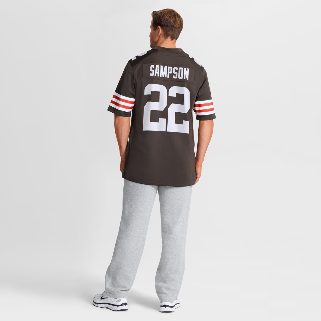 Dylan Sampson Cleveland Browns Nike Team Game Jersey - Brown Official NFL Team Apparel Football Fan Gear