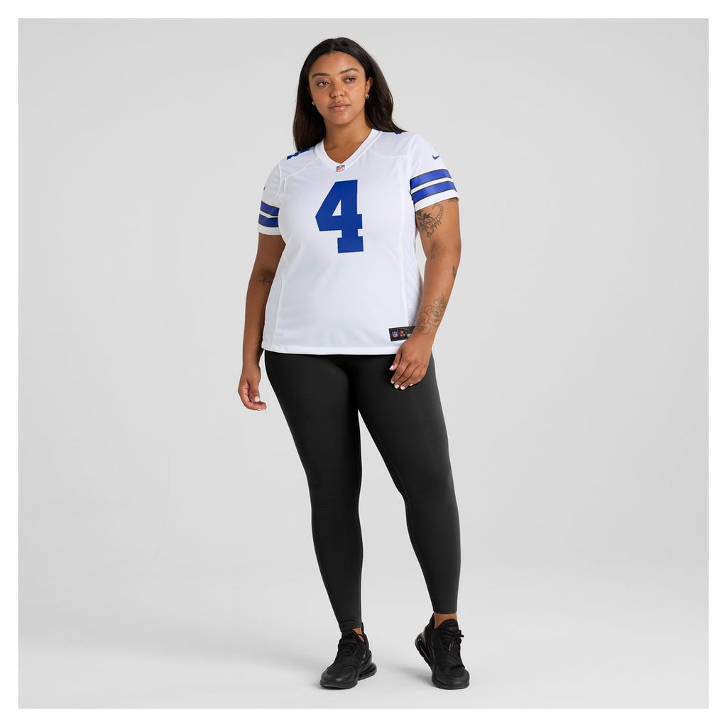 Dak Prescott Dallas Cowboys Nike Women's Team Game Jersey - White Official NFL Team Apparel Football Fan Gear