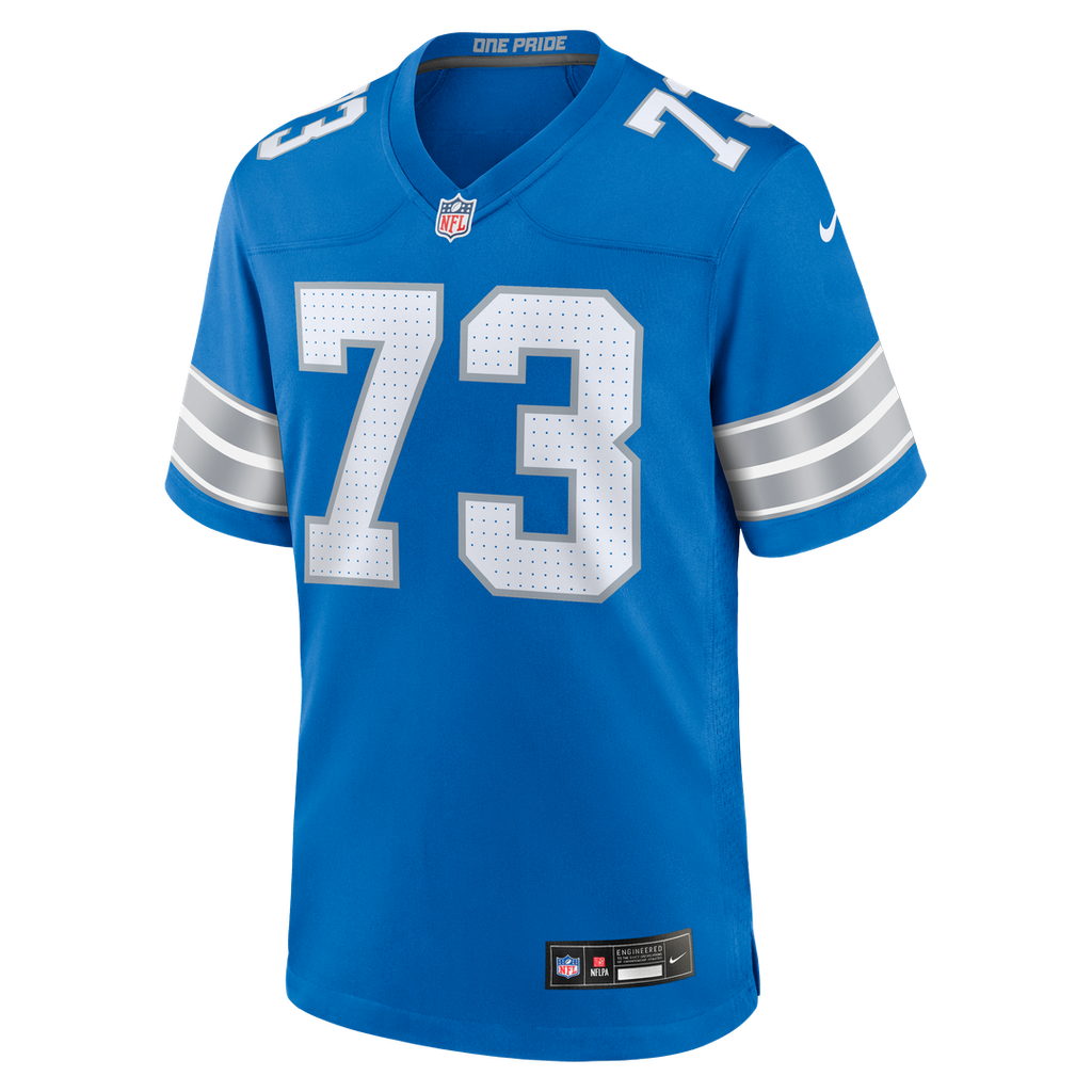 Christian Mahogany Detroit Lions Nike Team Game Jersey - Blue Official NFL Team Apparel Football Fan Gear