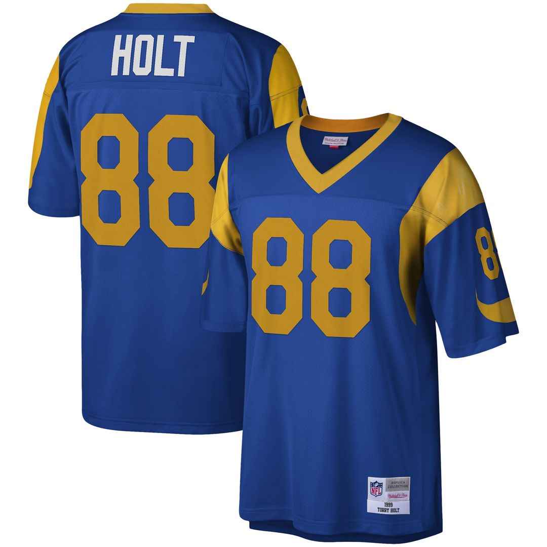 Torry Holt Los Angeles Rams Mitchell & Ness Legacy Replica Jersey - Royal Official NFL Team Apparel Football Fan Gear