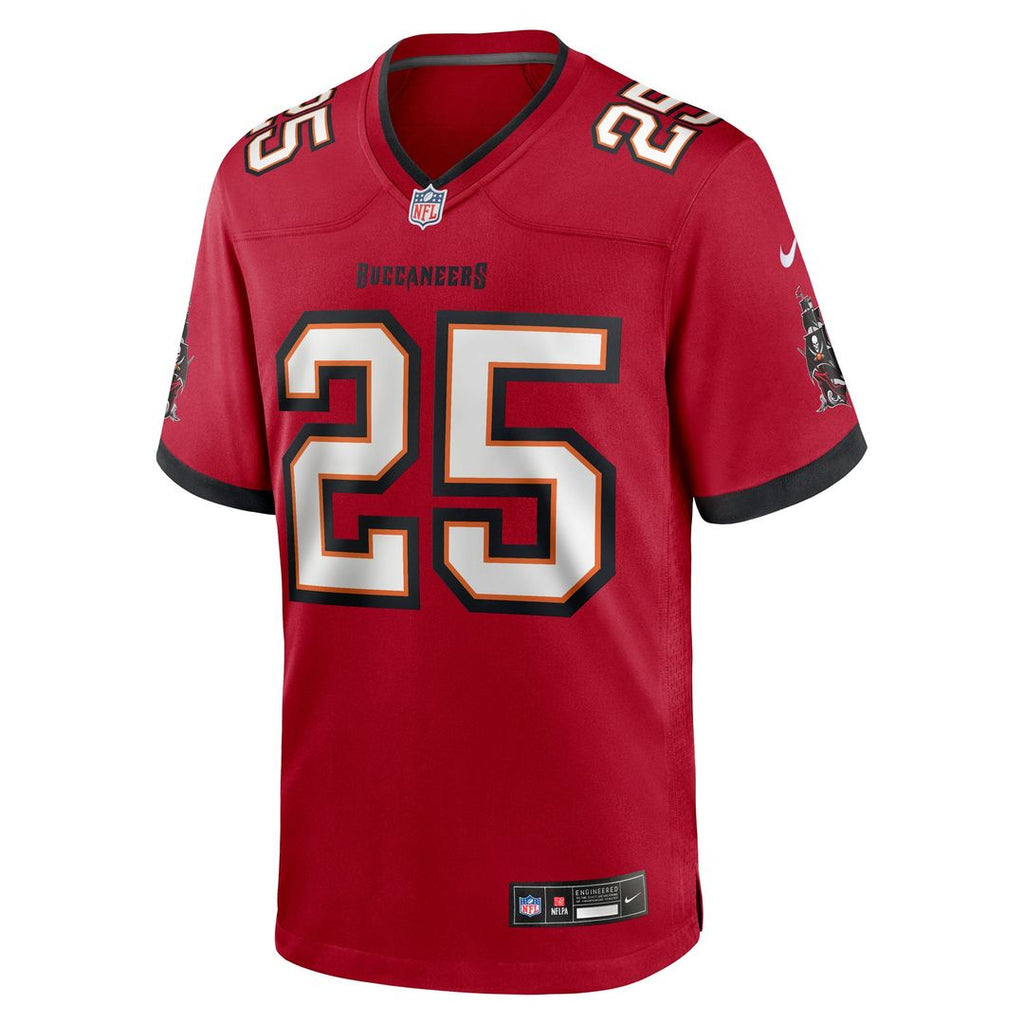 Jacob Parrish Tampa Bay Buccaneers Nike Team Game Jersey - Red Official NFL Team Apparel Football Fan Gear