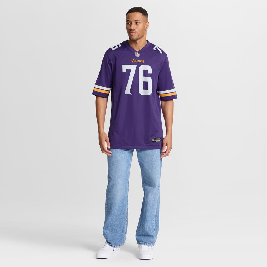Will Fries Minnesota Vikings Nike Team Game Jersey - Purple Official NFL Team Apparel Football Fan Gear