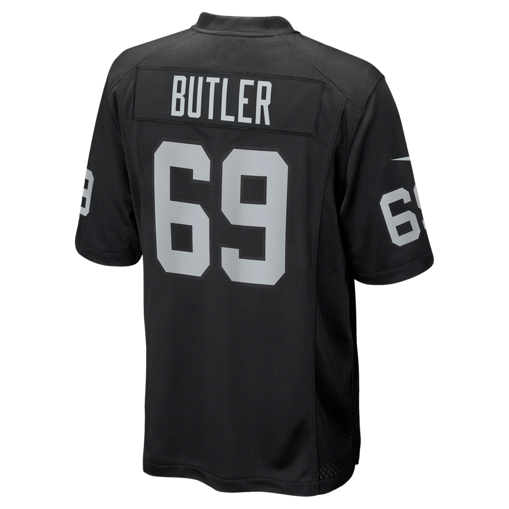 Adam Butler Las Vegas Raiders Nike Team Game Jersey - Black Official NFL Team Apparel Football Fan Gear