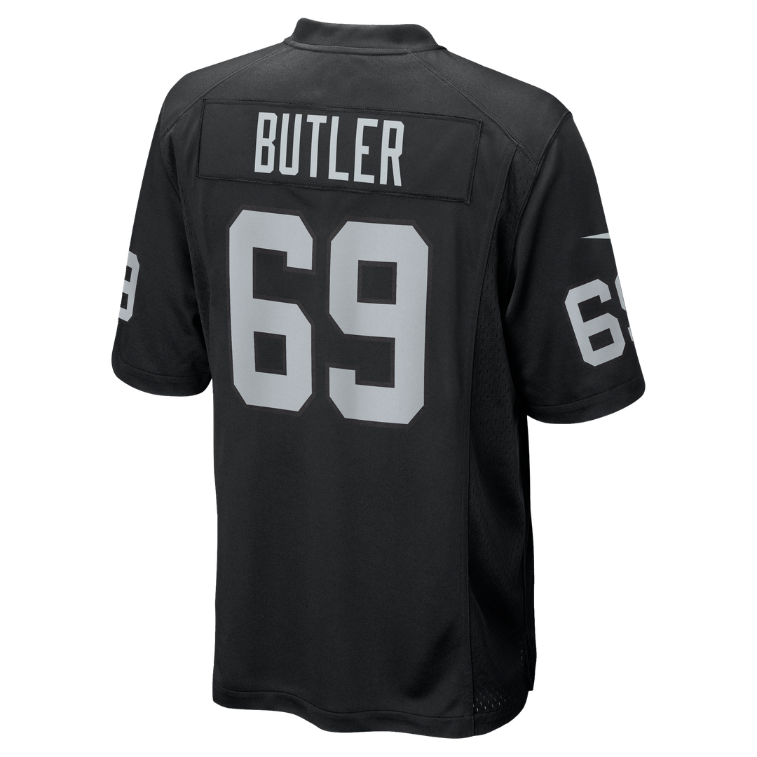 Adam Butler Las Vegas Raiders Nike Team Game Jersey - Black Official NFL Team Apparel Football Fan Gear