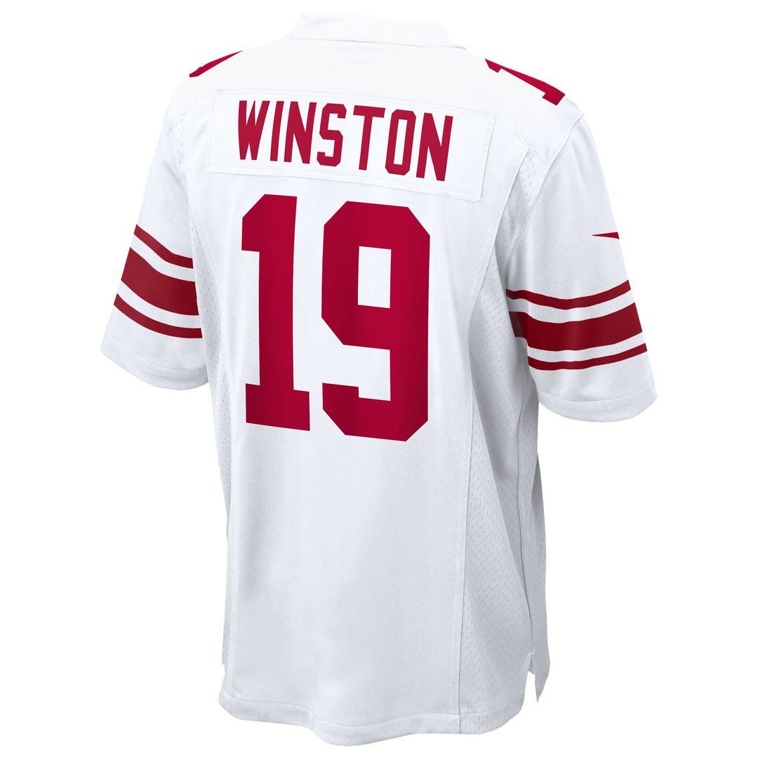 Jameis Winston New York Giants Nike Game Jersey - White Official NFL Team Apparel Football Fan Gear