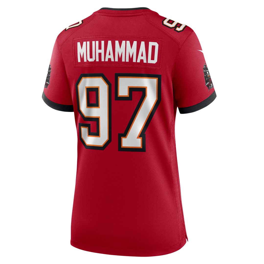 Al-Quadin Muhammad Tampa Bay Buccaneers Nike Women's Team Game Jersey - Red Official NFL Team Apparel Football Fan Gear