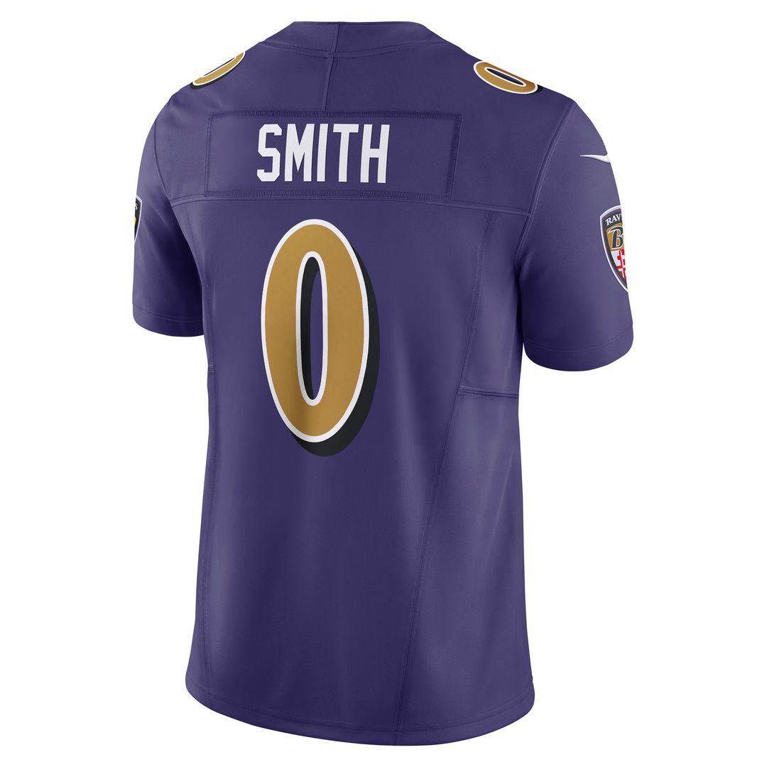Roquan Smith Baltimore Ravens Nike Alternate Vapor F.U.S.E. Limited Jersey - Black Official NFL Team Apparel Football Fan Gear