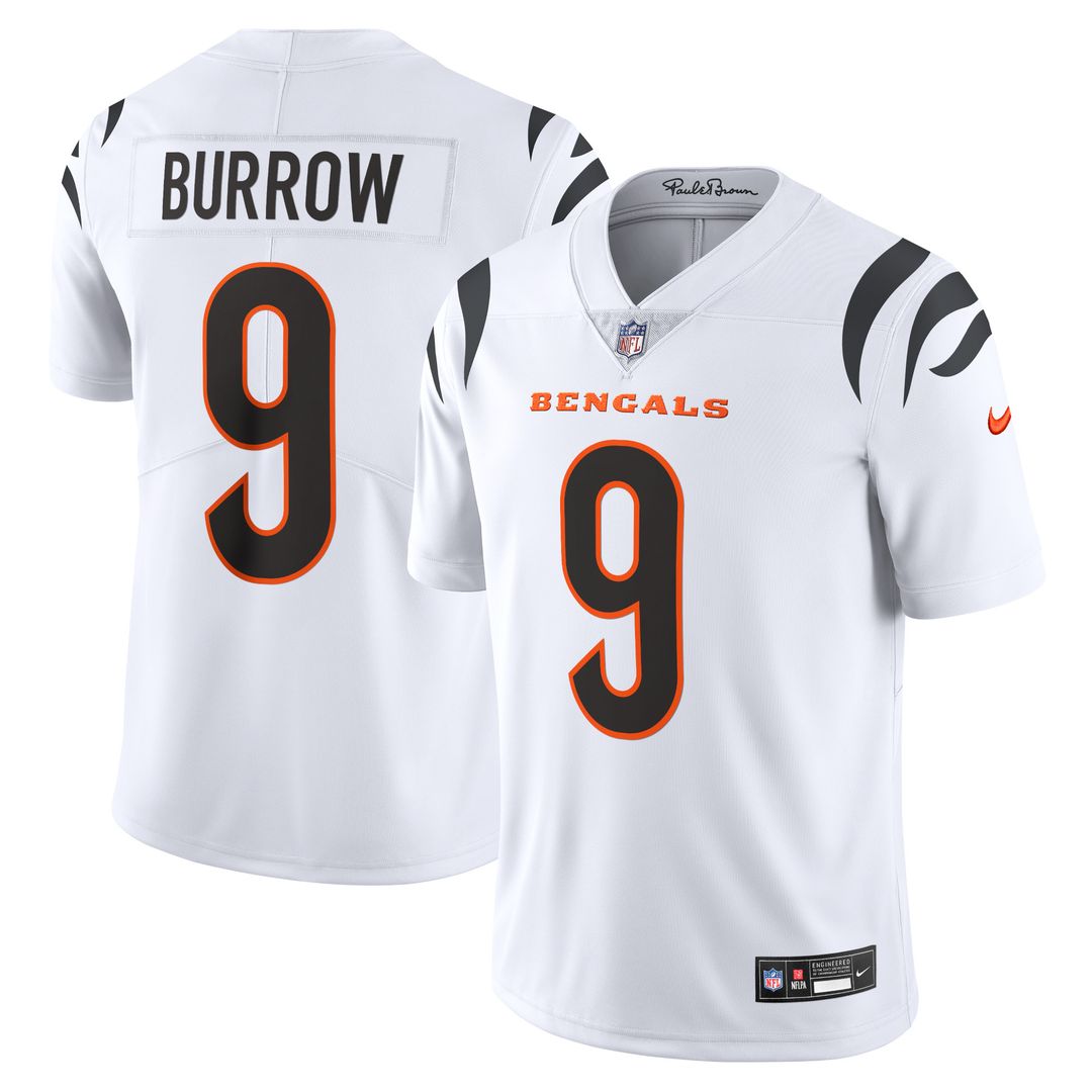 Joe Burrow Cincinnati Bengals Nike Vapor Untouchable Limited Jersey - White Official NFL Team Apparel Football Fan Gear