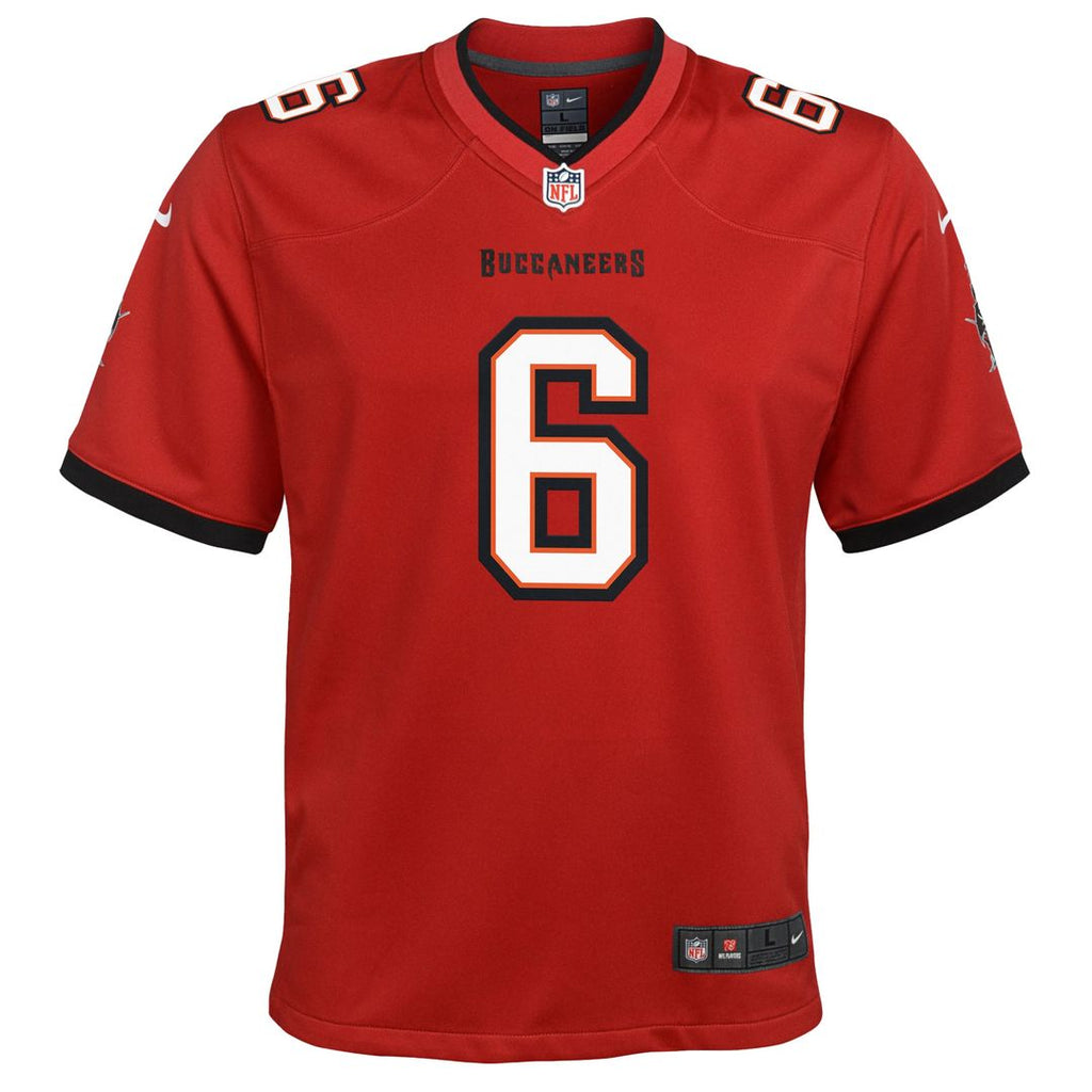 Baker Mayfield Tampa Bay Buccaneers Nike Youth Game Jersey - White Official NFL Team Apparel Football Fan Gear