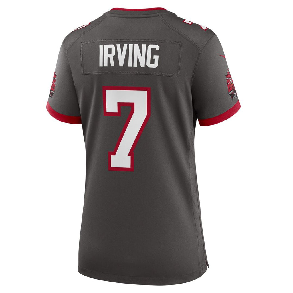 Bucky Irving Tampa Bay Buccaneers Nike Women's Alternate Game Jersey - Pewter Official NFL Team Apparel Football Fan Gear