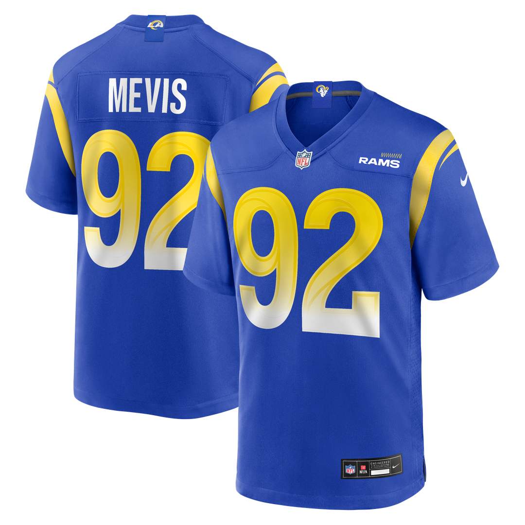 Harrison Mevis Los Angeles Rams Nike Team Game Jersey - Royal Official NFL Team Apparel Football Fan Gear