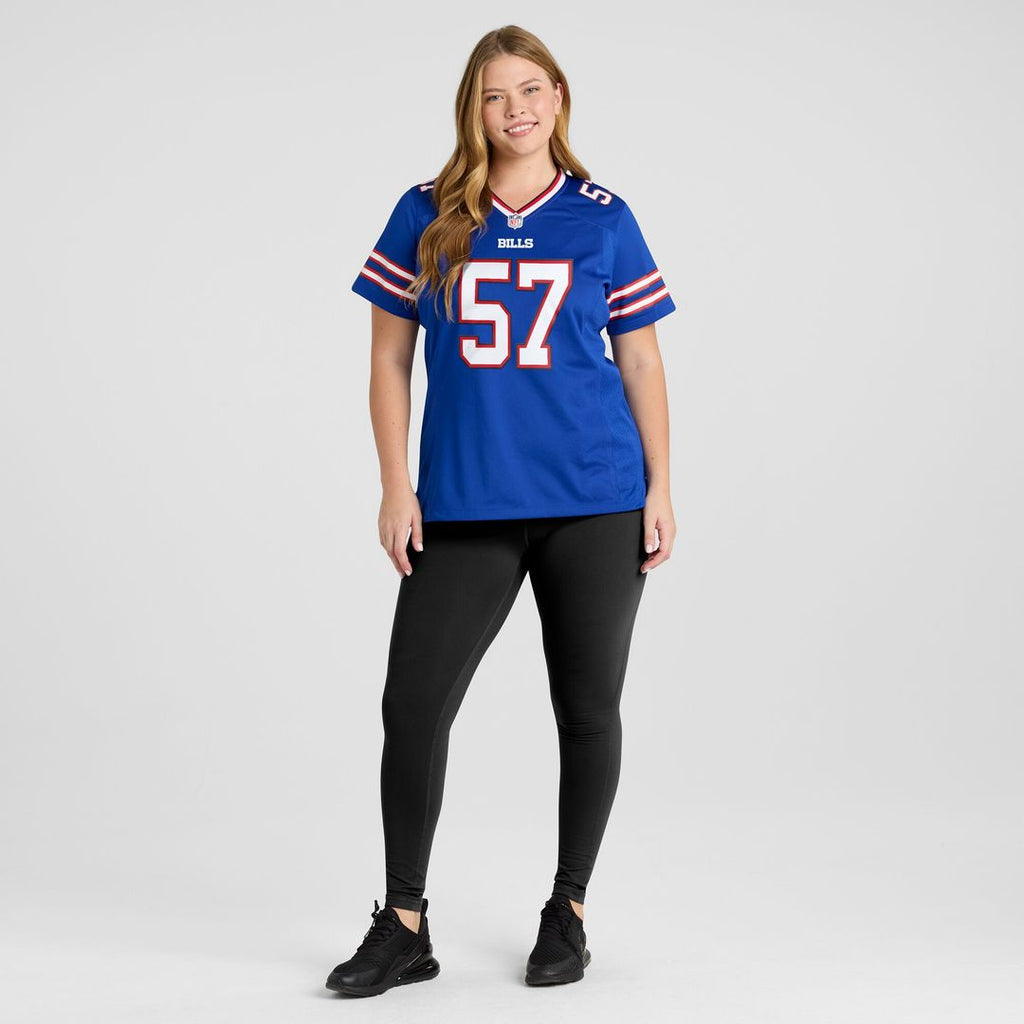 A.J. Epenesa Buffalo Bills Nike Women's Game Jersey - Royal Official NFL Team Apparel Football Fan Gear