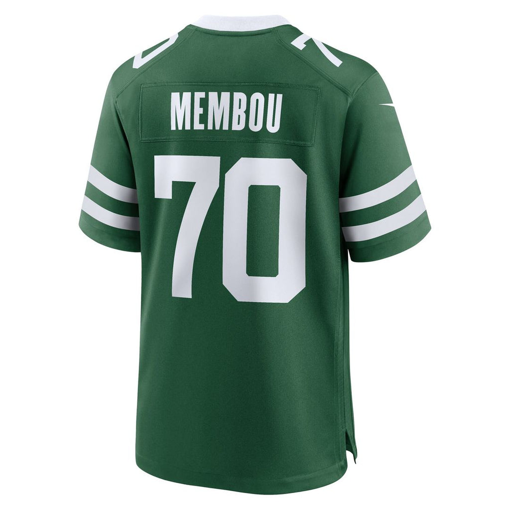 Armand Membou New York Jets Nike Team Game Jersey - Green Official NFL Team Apparel Football Fan Gear