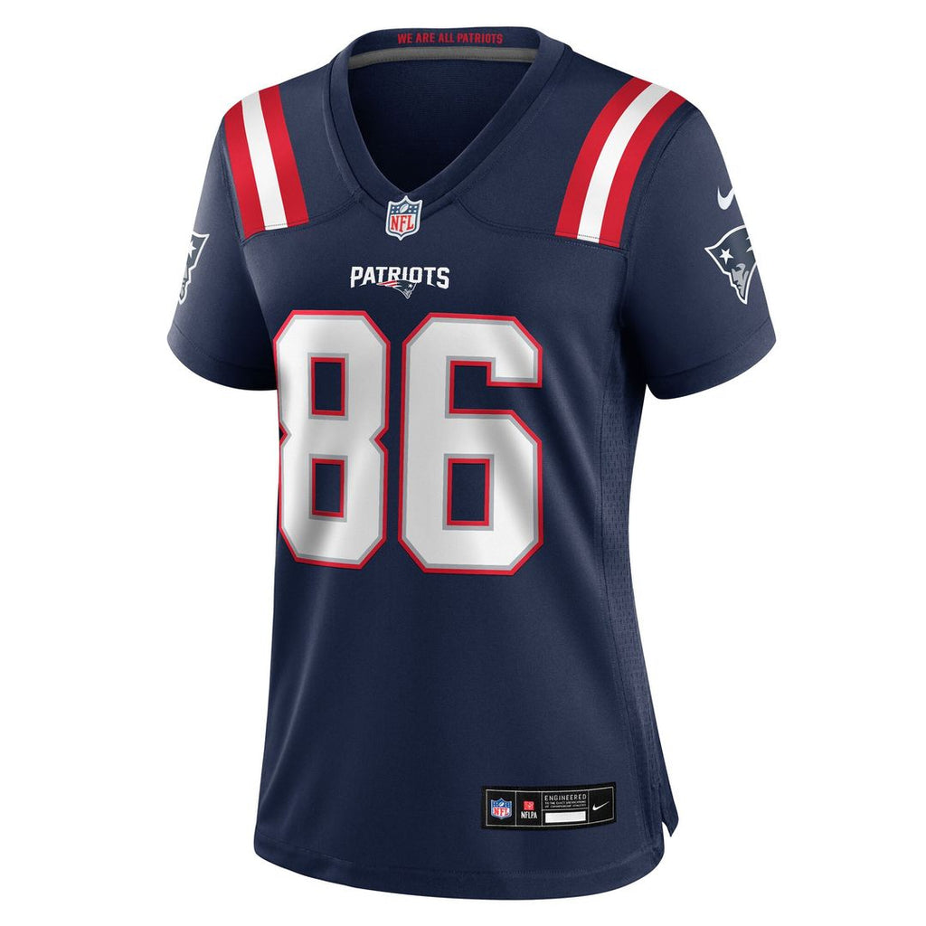 Efton Chism III New England Patriots Nike Women's Team Game Jersey - Navy Official NFL Team Apparel Football Fan Gear