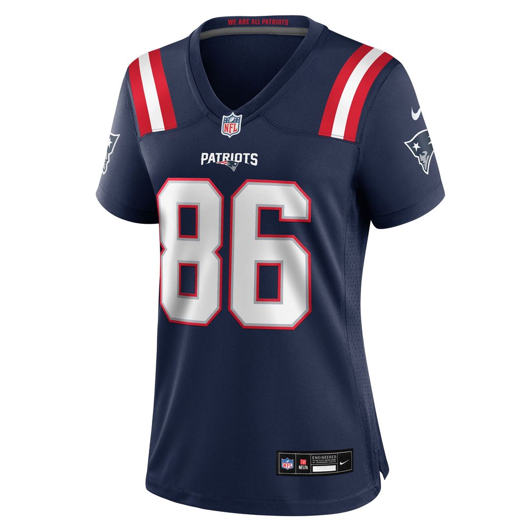 Efton Chism III New England Patriots Nike Women's Team Game Jersey - Navy Official NFL Team Apparel Football Fan Gear
