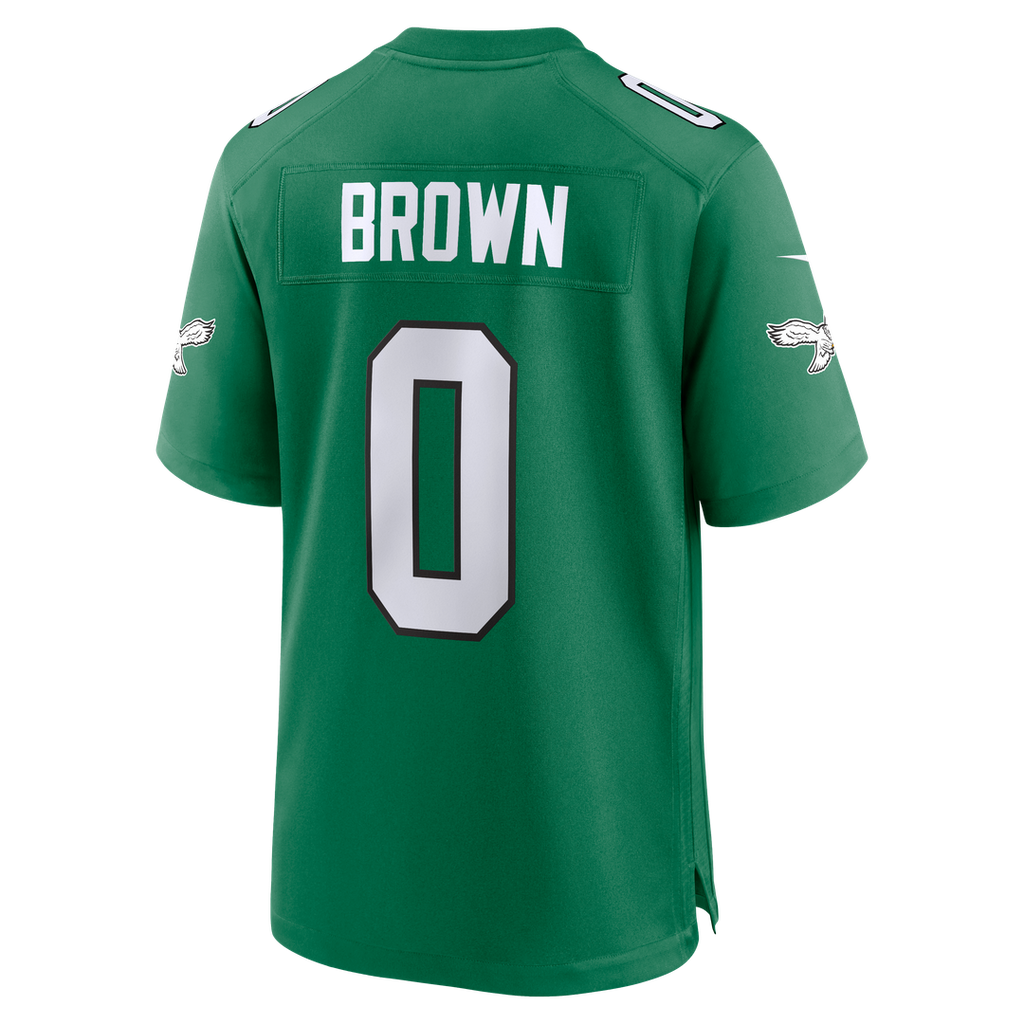 Marquise Brown Philadelphia Eagles Nike Alternate 2 Game Jersey - Kelly Green Official NFL Team Apparel Football Fan Gear
