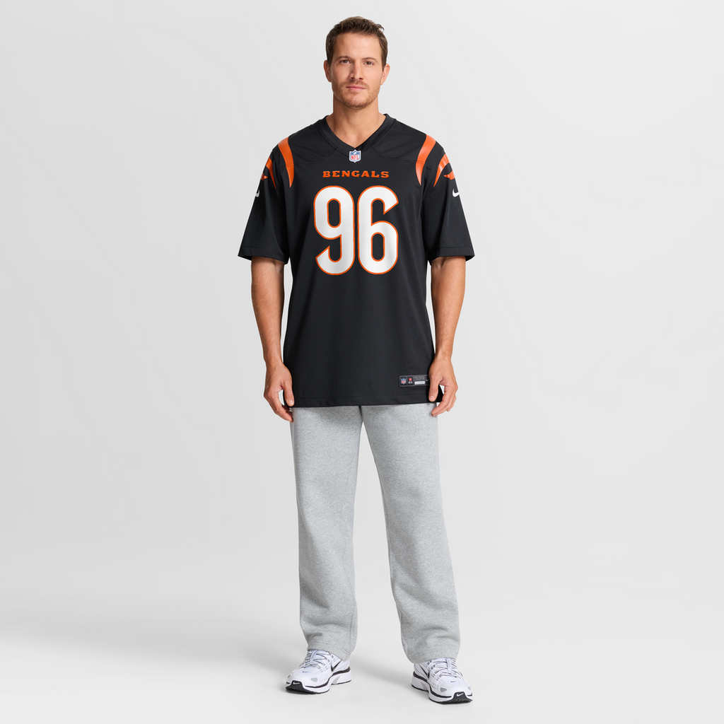 Cam Sample Cincinnati Bengals Nike Game Jersey - Black Official NFL Team Apparel Football Fan Gear