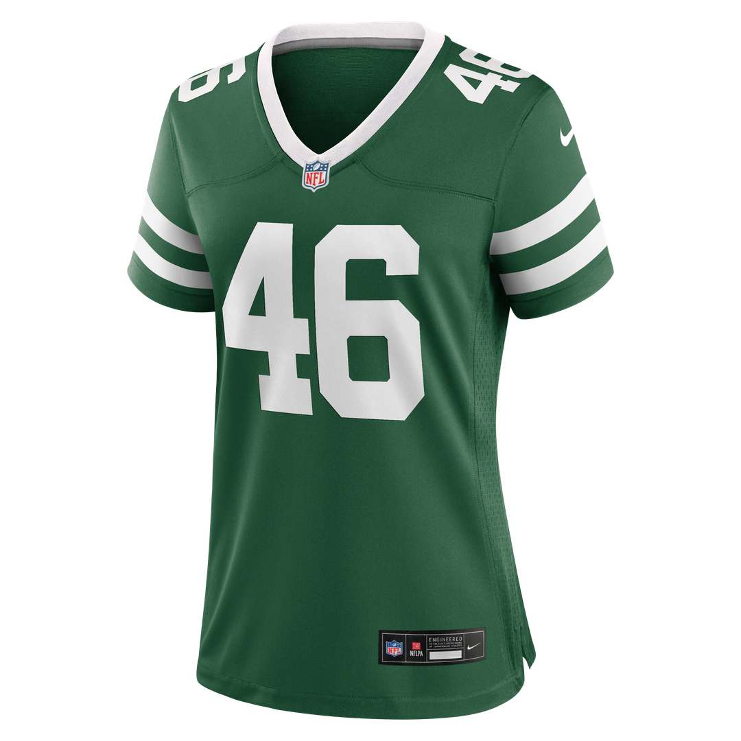 Joseph Ossai New York Jets Nike Women's Team Game Jersey - Legacy Green Official NFL Team Apparel Football Fan Gear