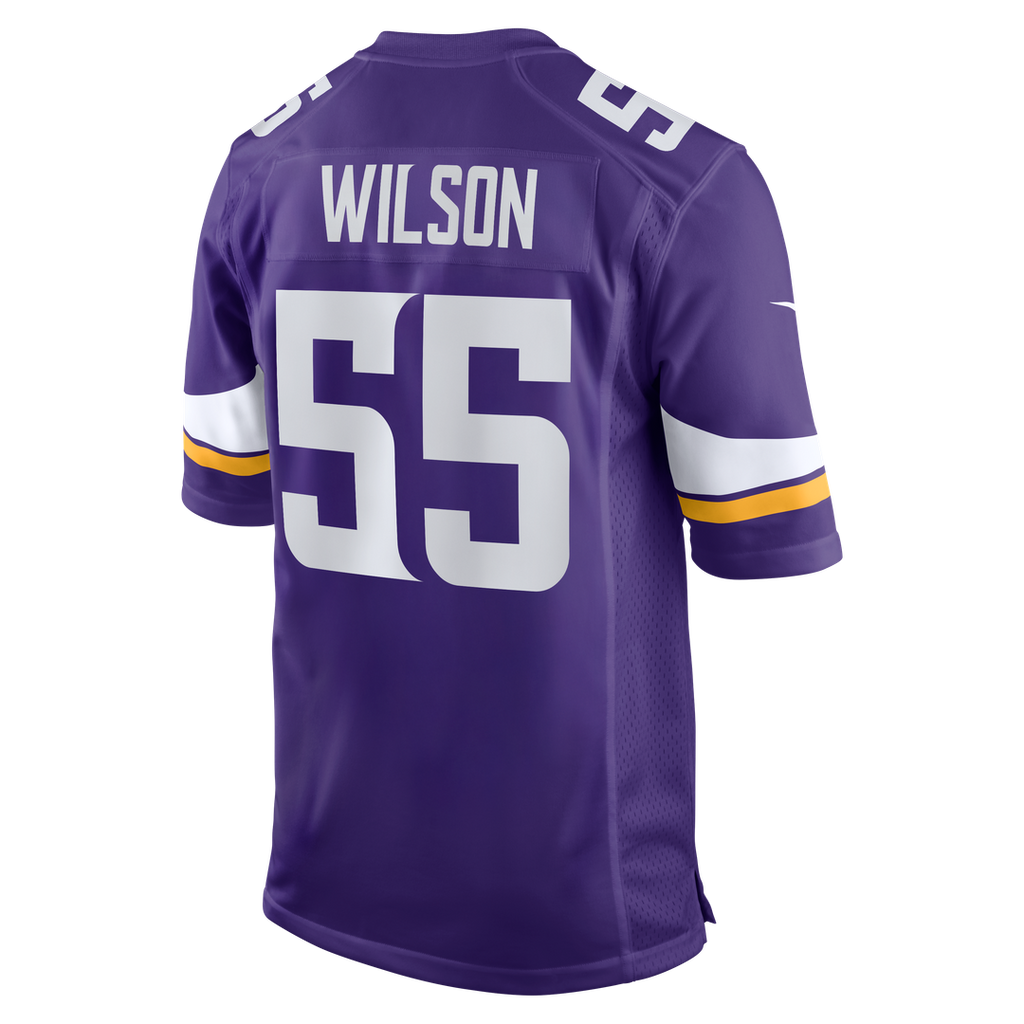 Eric Wilson Minnesota Vikings Nike Team Game Jersey - Purple Official NFL Team Apparel Football Fan Gear