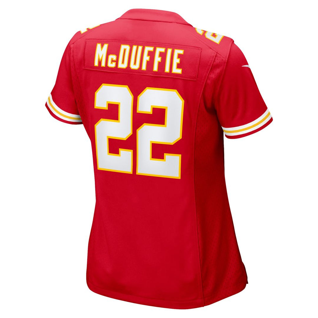 Trent McDuffie Kansas City Chiefs Nike Women's Game Jersey - Red Official NFL Team Apparel Football Fan Gear