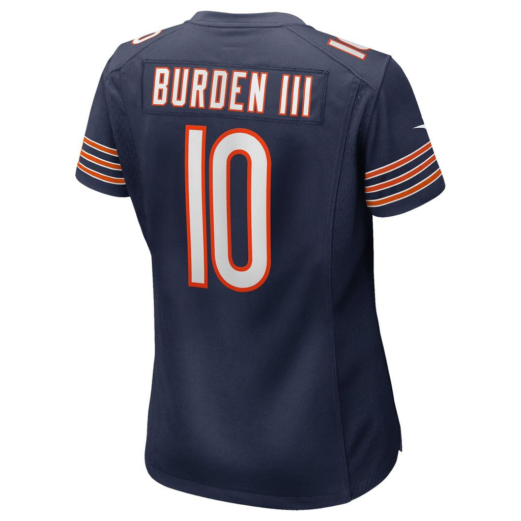 Luther Burden III Chicago Bears Nike Women's Team Game Jersey - Navy Official NFL Team Apparel Football Fan Gear