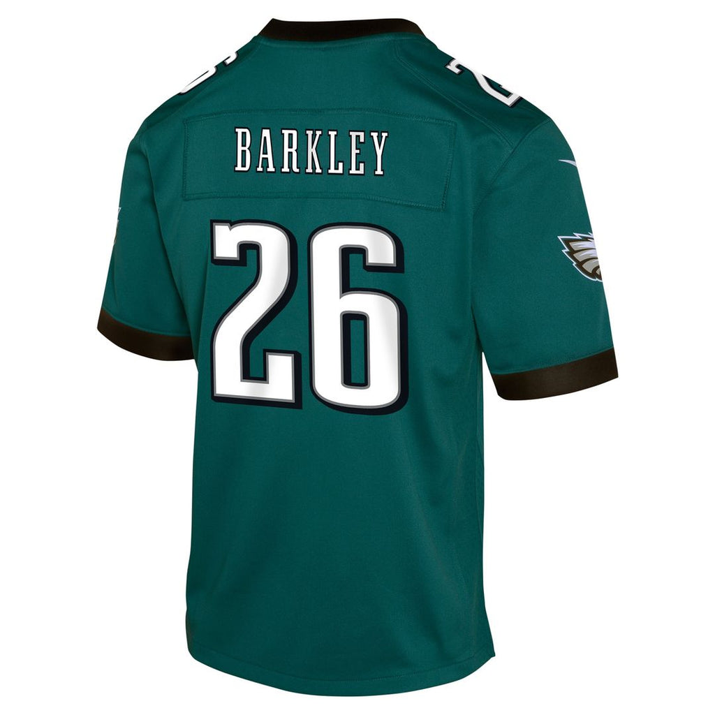 Saquon Barkley Philadelphia Eagles Nike Youth Game Jersey - Green Official NFL Team Apparel Football Fan Gear