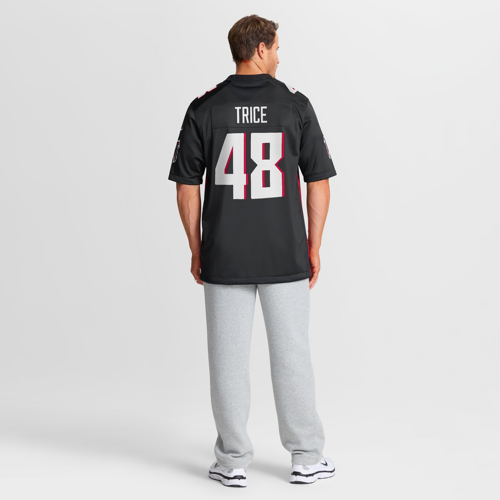 Bralen Trice Atlanta Falcons Nike Team Game Jersey - Black Official NFL Team Apparel Football Fan Gear