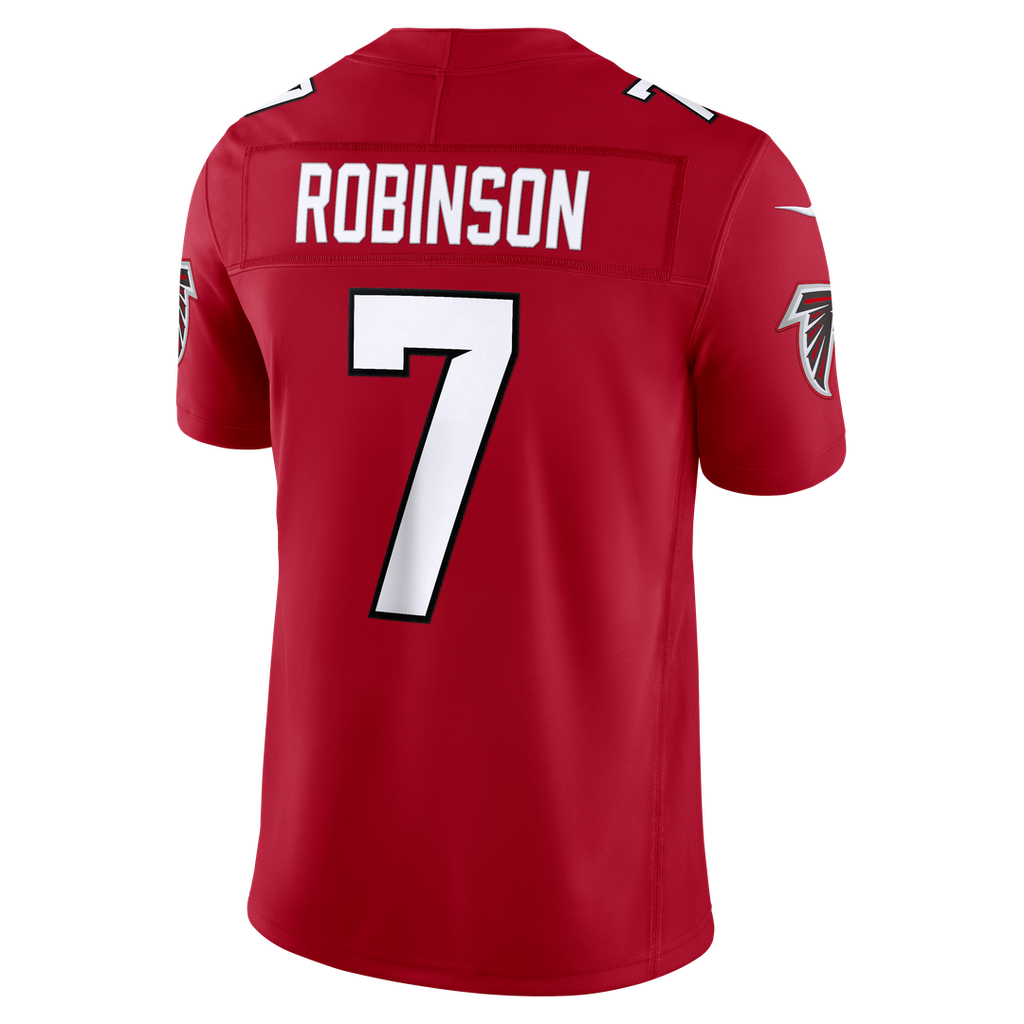 Bijan Robinson Atlanta Falcons Nike Vapor F.U.S.E. Stitched Limited Jersey - White Official NFL Team Apparel Football Fan Gear