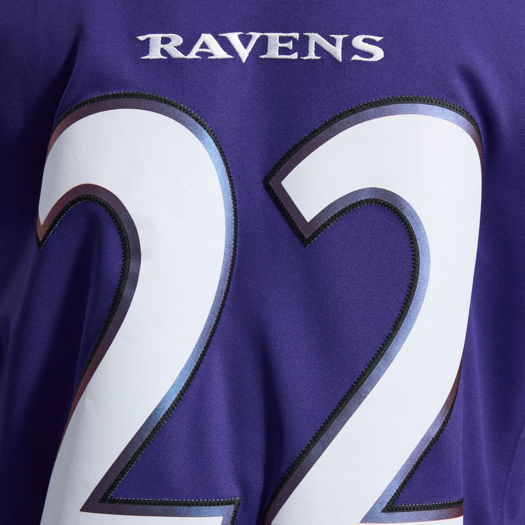 Derrick Henry Baltimore Ravens Nike Vapor F.U.S.E. Stitched Limited Jersey - White Official NFL Team Apparel Football Fan Gear
