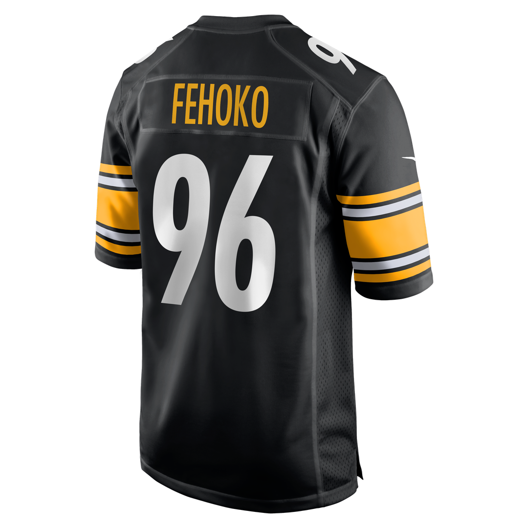 Breiden Fehoko Pittsburgh Steelers Nike Game Jersey - Black Official NFL Team Apparel Football Fan Gear