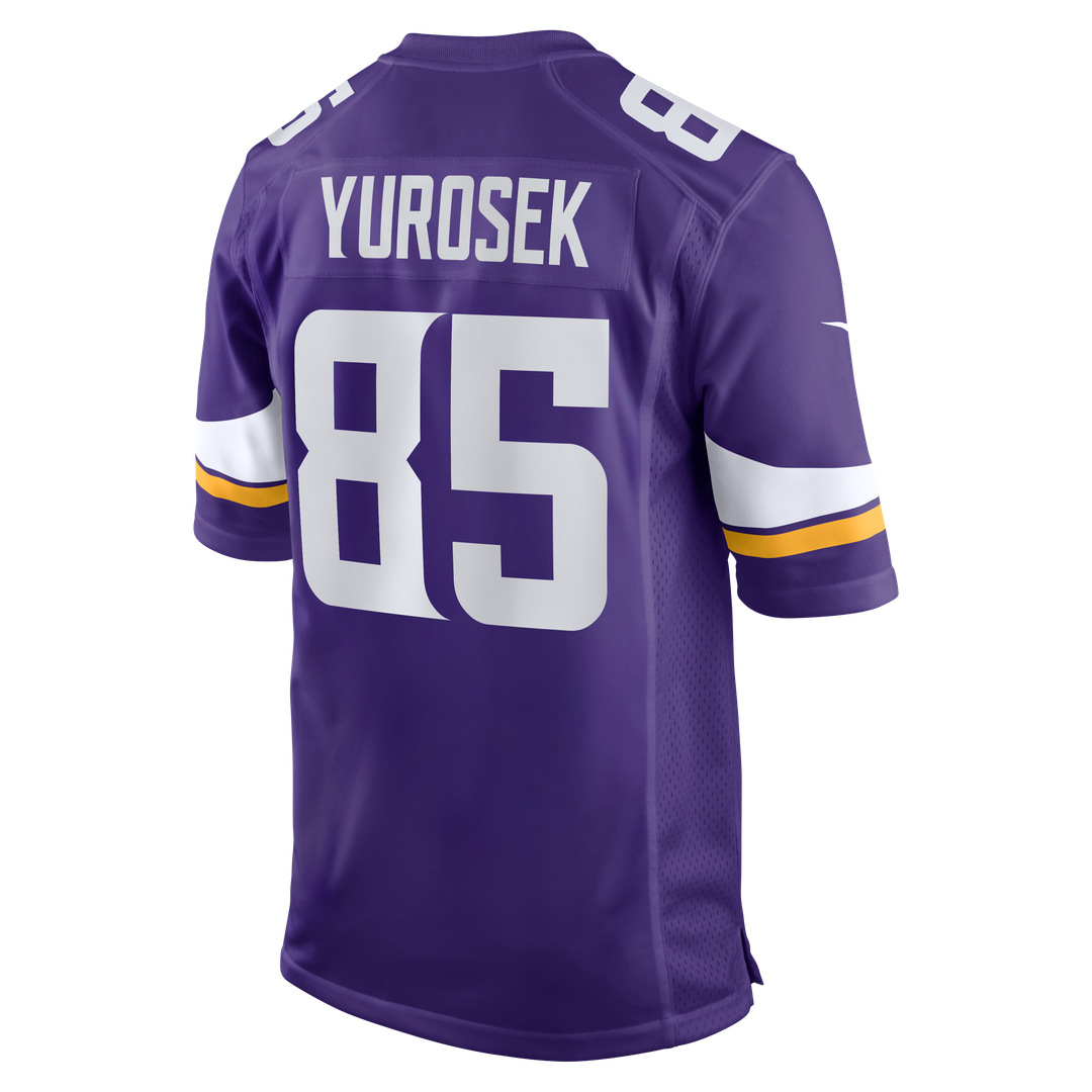 Ben Yurosek Minnesota Vikings Nike Team Game Jersey - Purple Official NFL Team Apparel Football Fan Gear
