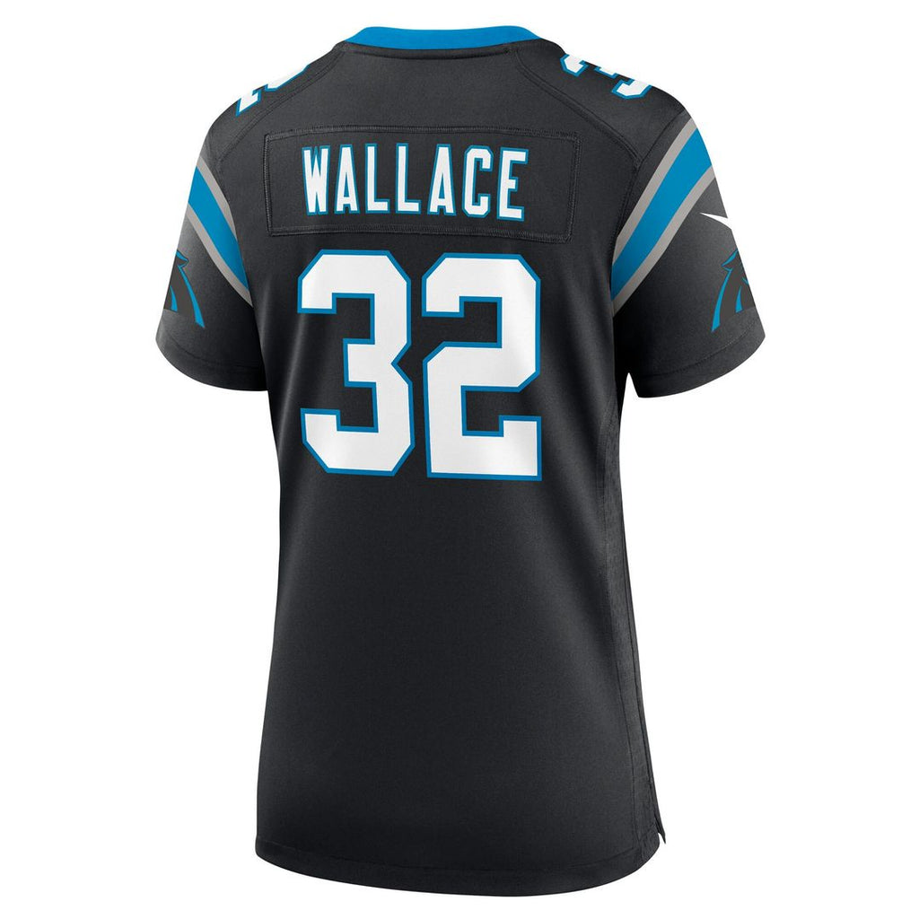 Trevin Wallace Carolina Panthers Nike Women's Team Game Jersey - Black Official NFL Team Apparel Football Fan Gear