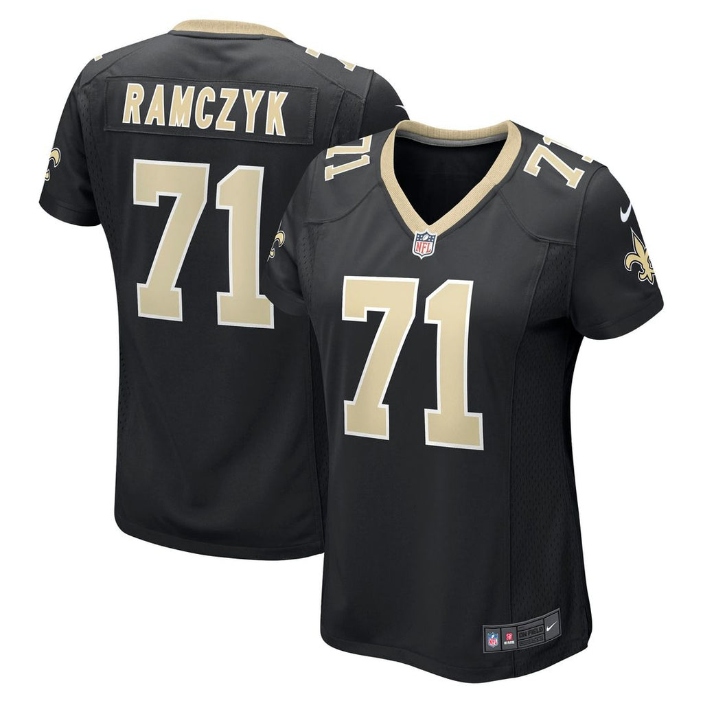 Ryan Ramczyk New Orleans Saints Nike Women's Game Jersey - Black Official NFL Team Apparel Football Fan Gear